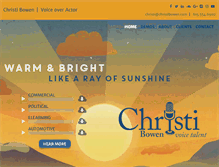 Tablet Screenshot of christibowen.com